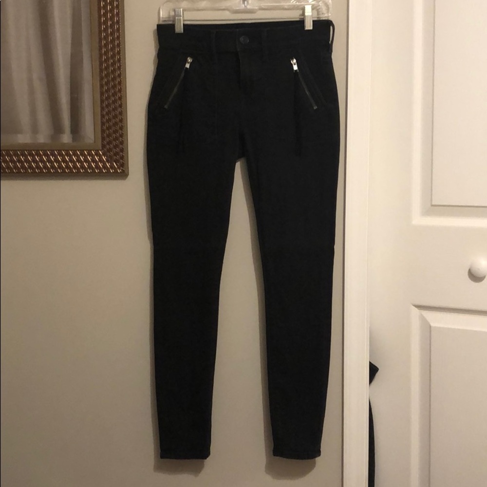 Black jeans | size 2 with zipper pocket detail